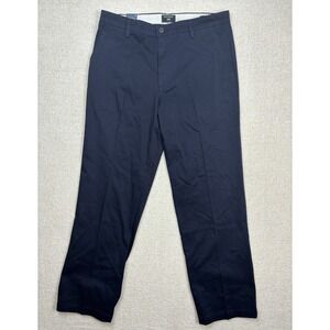Dockers Mens Navy Blue Classic Fit Pants Size 34x32